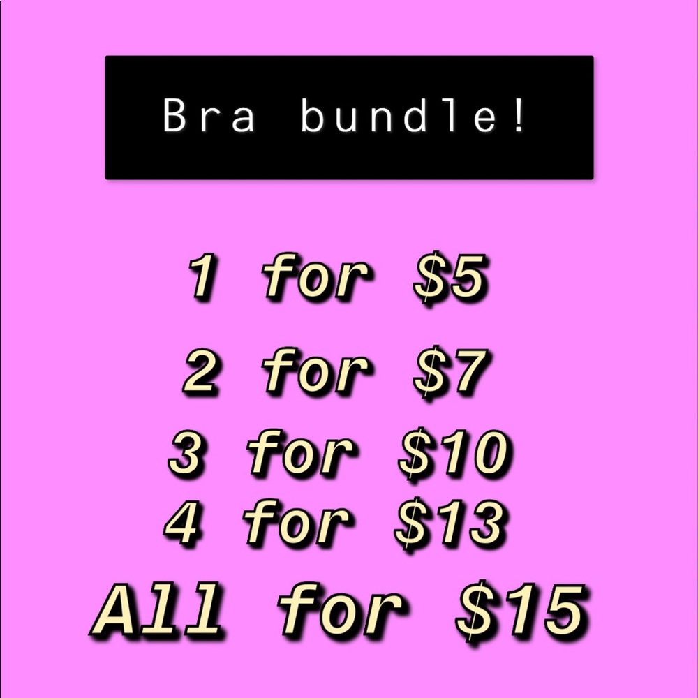 Bra bundle!